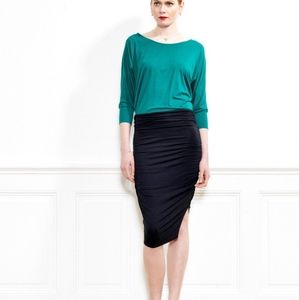 Les Lunes Dolman Dress in Emerald